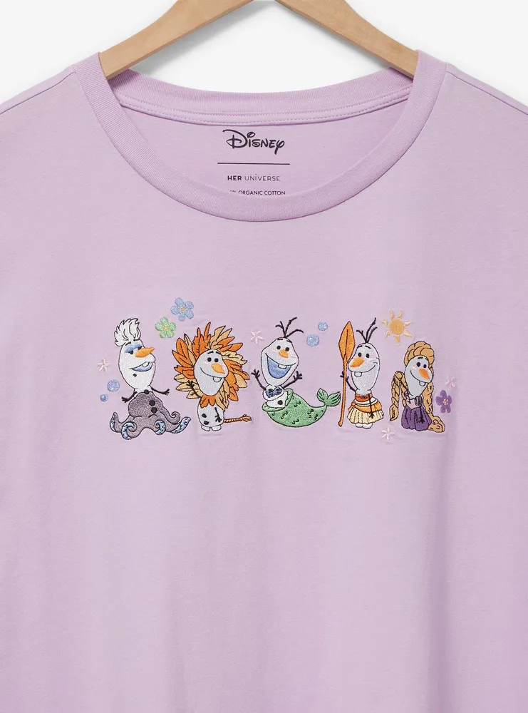 Disney Frozen Olaf Dress-up Women's Plus T-Shirt - BoxLunch Exclusive