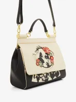 Loungefly Disney Alice in Wonderland Floral Silhouette Portrait Cream Handbag - BoxLunch Exclusive
