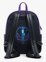 Loungefly Star Wars Darth Vader Colorful Dark Side Portrait Glow-in-the-Dark Mini Backpack - BoxLunch Exclusive