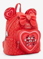 Loungefly Disney Minnie Mouse Hearts Ears Mini Backpack - BoxLunch Exclusive