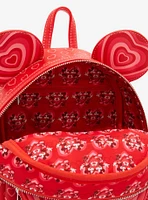 Loungefly Disney Minnie Mouse Hearts Ears Mini Backpack - BoxLunch Exclusive