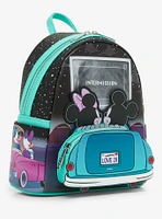 Loungefly Disney Mickey & Minnie Date Night Drive-In Lenticular Mini Backpack