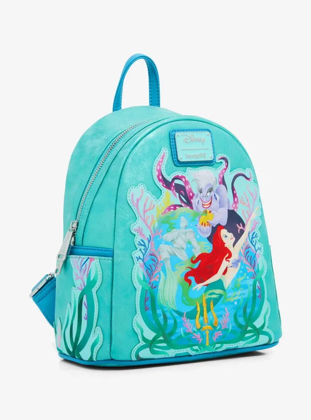 Boxlunch Loungefly Disney The Little Mermaid Glitter Portrait Mini Backpack  - BoxLunch Exclusive