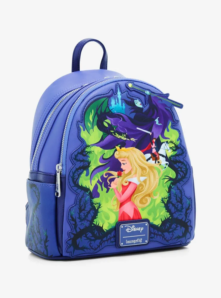 Loungefly Disney Sleeping Beauty Characters Portrait Mini Backpack - BoxLunch Exclusive