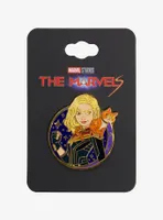 Marvel The Marvels Carol Danvers & Goose Enamel Pin - BoxLunch Exclusive