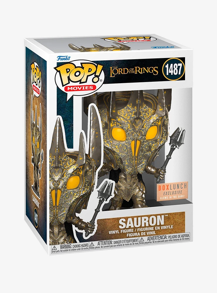 Funko Pop! Movies The Lord of the Rings Sauron Glow-In-The-Dark Vinyl Figure - BoxLunch Exclusive