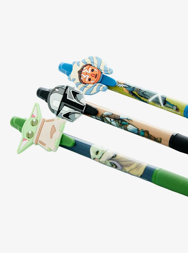 Star Wars The Mandalorian Grogu 3-Pack Pen Set