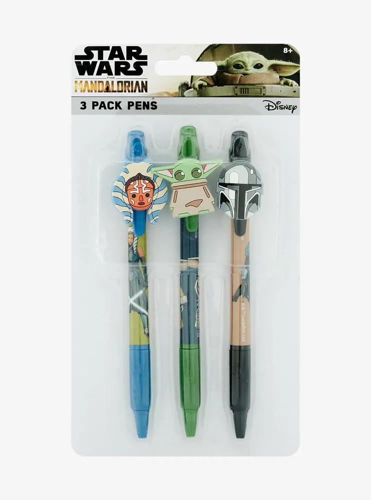 Star Wars The Mandalorian Grogu 3-Pack Pen Set