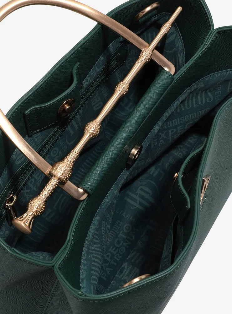Loungefly Harry Potter Elder Wand Slytherin Handbag - BoxLunch Exclusive