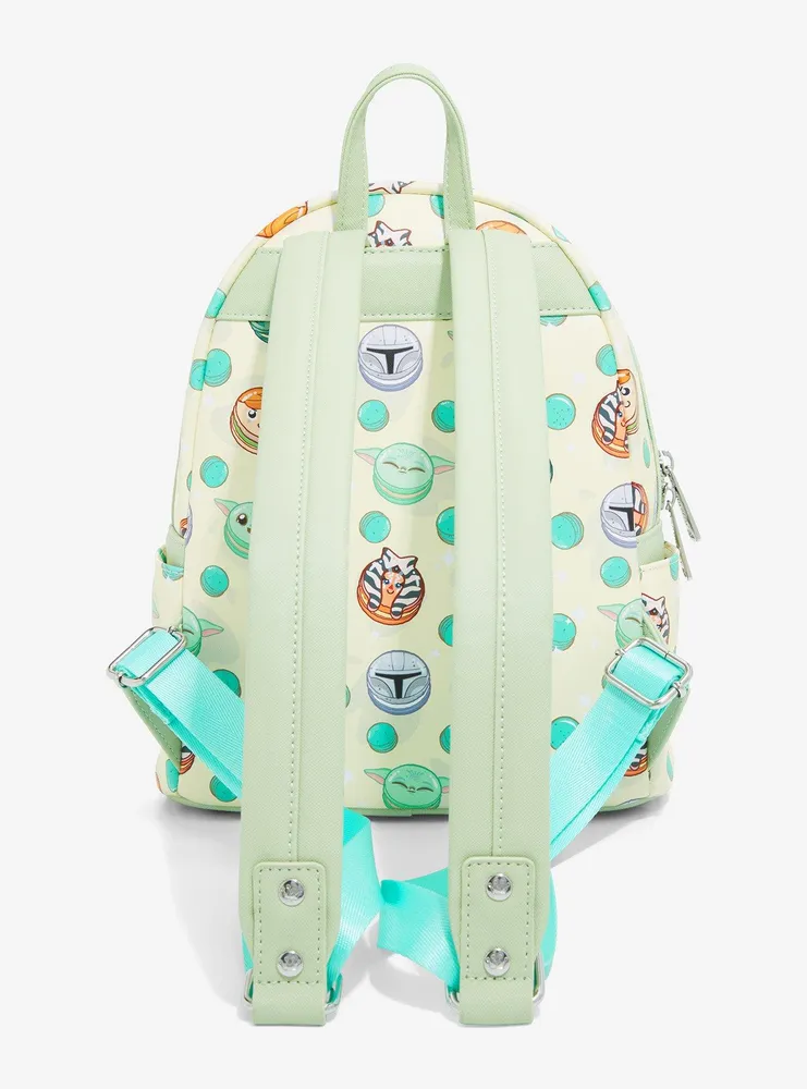 Loungefly Star Wars Macaron Characters Allover Print Mini Backpack - BoxLunch Exclusive