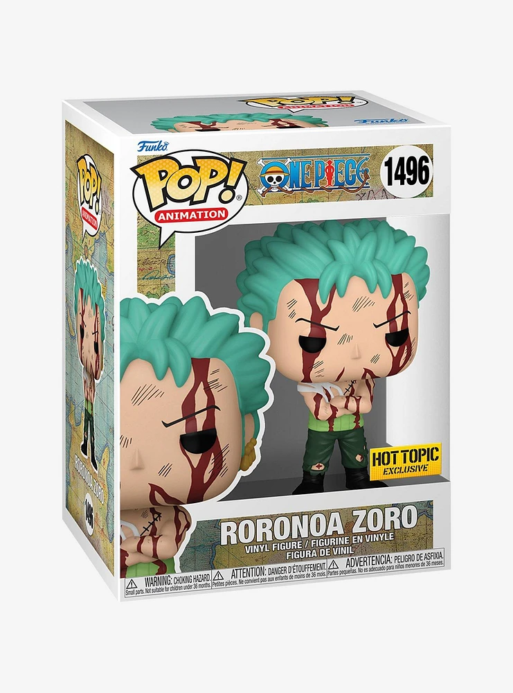Funko One Piece Pop! Animation Roronoa Zoro Vinyl Figure Hot Topic Exclusive