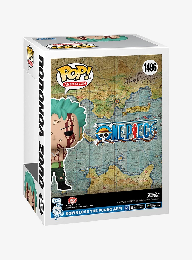 Funko One Piece Pop! Animation Roronoa Zoro Vinyl Figure Hot Topic Exclusive