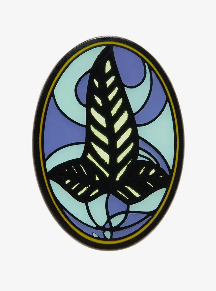 The Lord of the Rings Leaf of Lorien Stained Glass Enamel Pin - BoxLunch Exclusive 