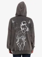 Disney Tinker Bell Filigree Print Girls Hoodie