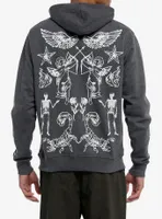 Scorpion Skulls Stars Hoodie