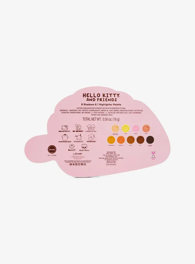Hello Kitty And Friends Bakery Eyeshadow & Highlighter Palette