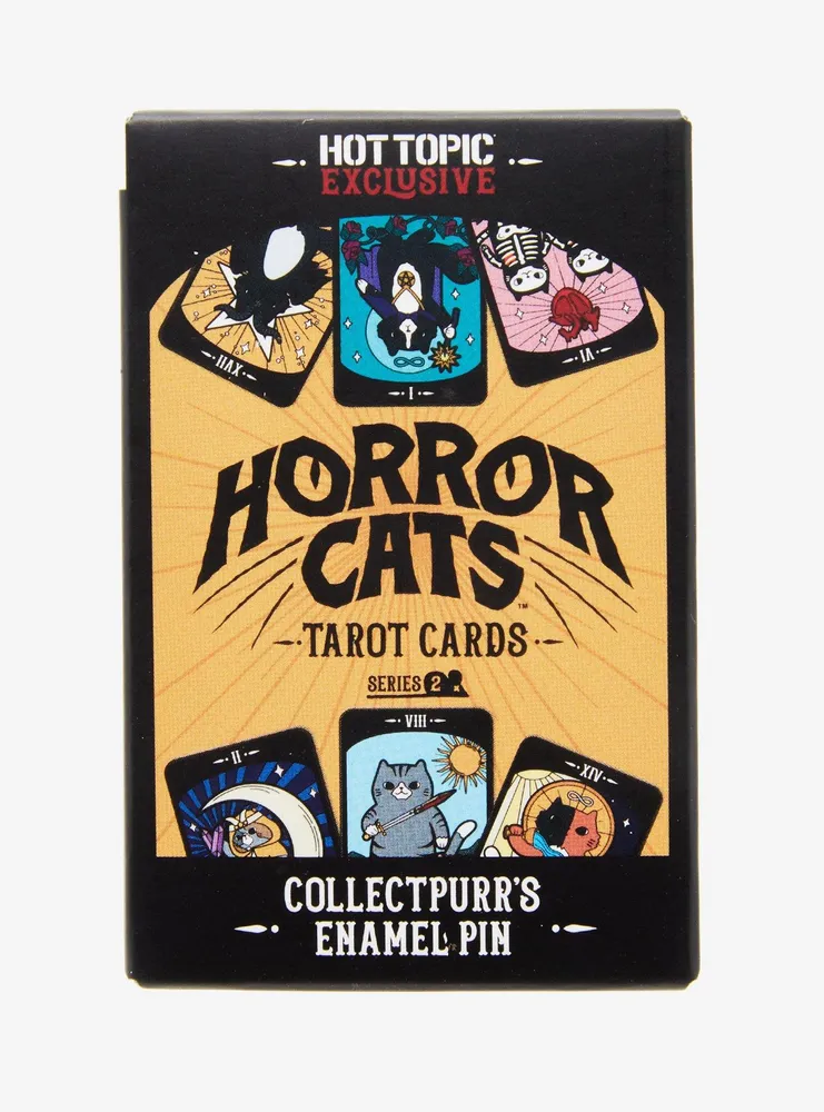 Horror Cats Tarot Card Blind Box Enamel Pin