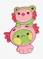 Axolotl Frog Costume Enamel Pin