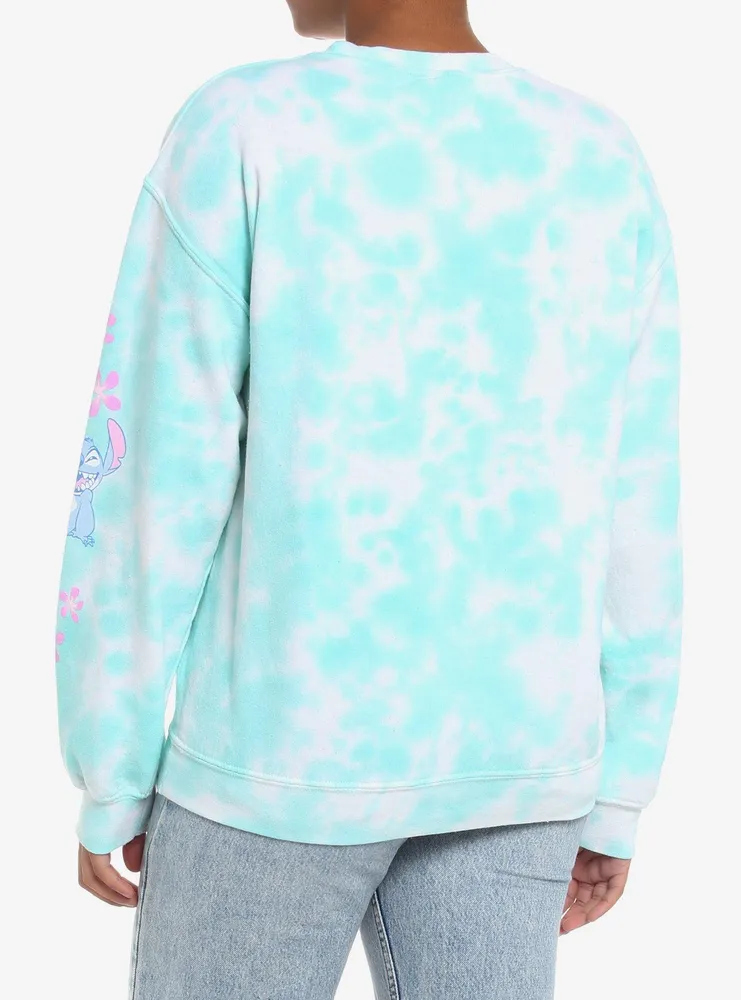 Disney Lilo & Stitch Frog Tie-Dye Girls Sweatshirt