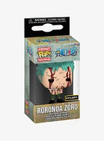 Funko One Piece Pocket Pop! Animation Roronoa Zoro Key Chain Hot Topic Exclusive