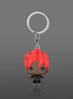 Funko Dragon Ball Super Pocket Pop! Super Saiyan Rose Goku Black Glow-In-The-Dark Key Chain Hot Topic Exclusive