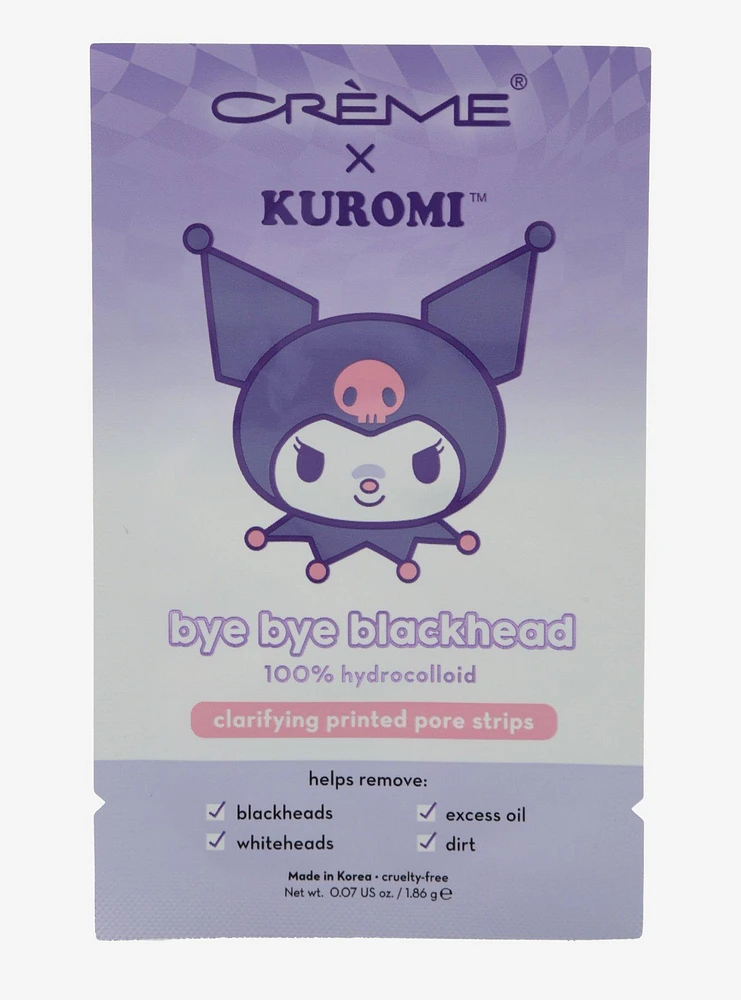 The Creme Shop X Kuromi Blackhead Strip Set