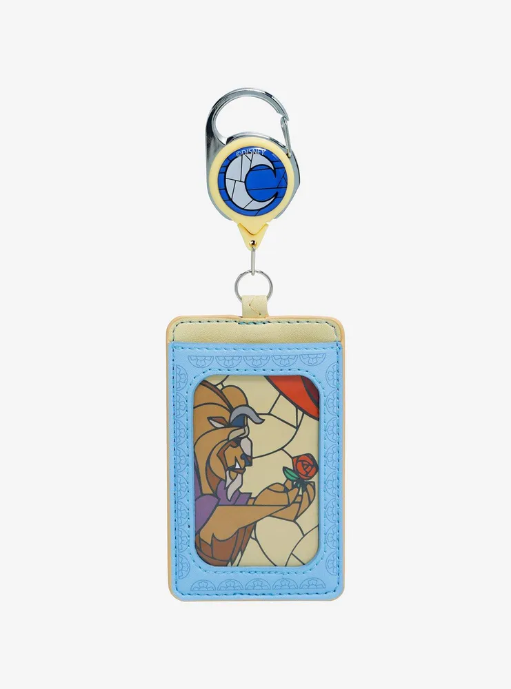 Loungefly Disney Beauty and the Beast Lenticular Retractable Lanyard