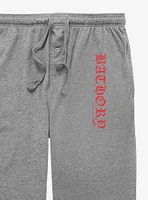 Bathory Old English Band Logo Pajama Pants