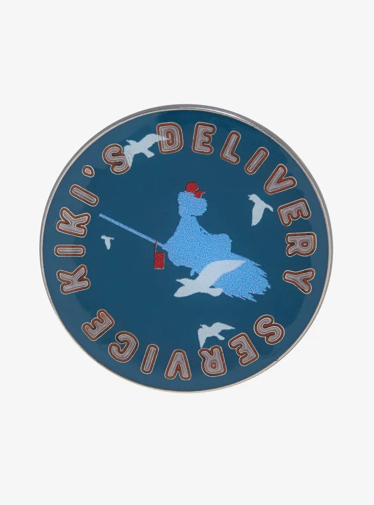 Boxlunch Studio Ghibli Kiki's Delivery Service Silhouette Badge Enamel Pin  - BoxLunch Exclusive