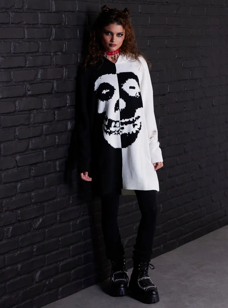 Misfits X Social Collision Fiend Sweater Dress Hot Topic Exclusive