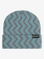 Harry Potter Ravenclaw Zig Zag Patterned Cuff Beanie - BoxLunch Exclusive