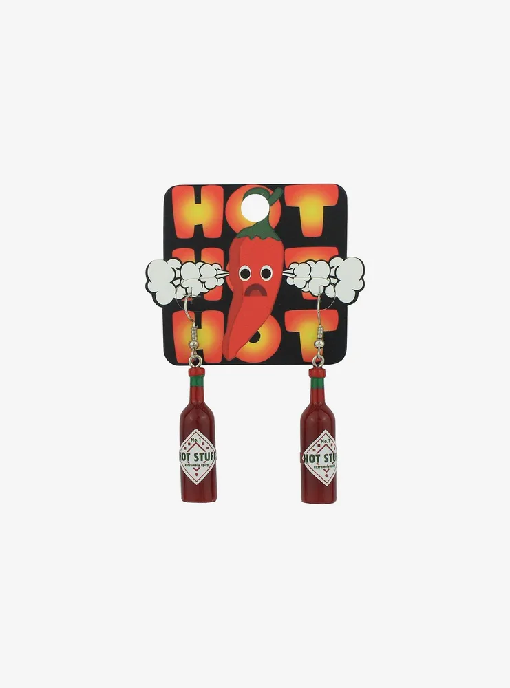 Hot Sauce Figural Earrings