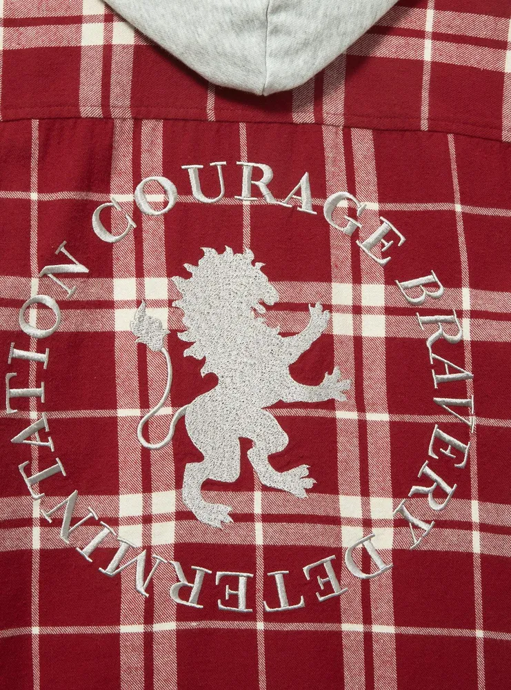 Harry Potter Gryffindor Hooded Flannel - BoxLunch Exclusive