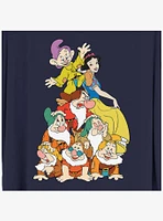 Disney Snow White and the Seven Dwarfs Squad Dwarf Stack Girls T-Shirt Plus