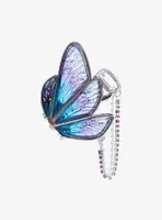 Thorn & Fable Ombre Butterfly Bling Claw Hair Clip