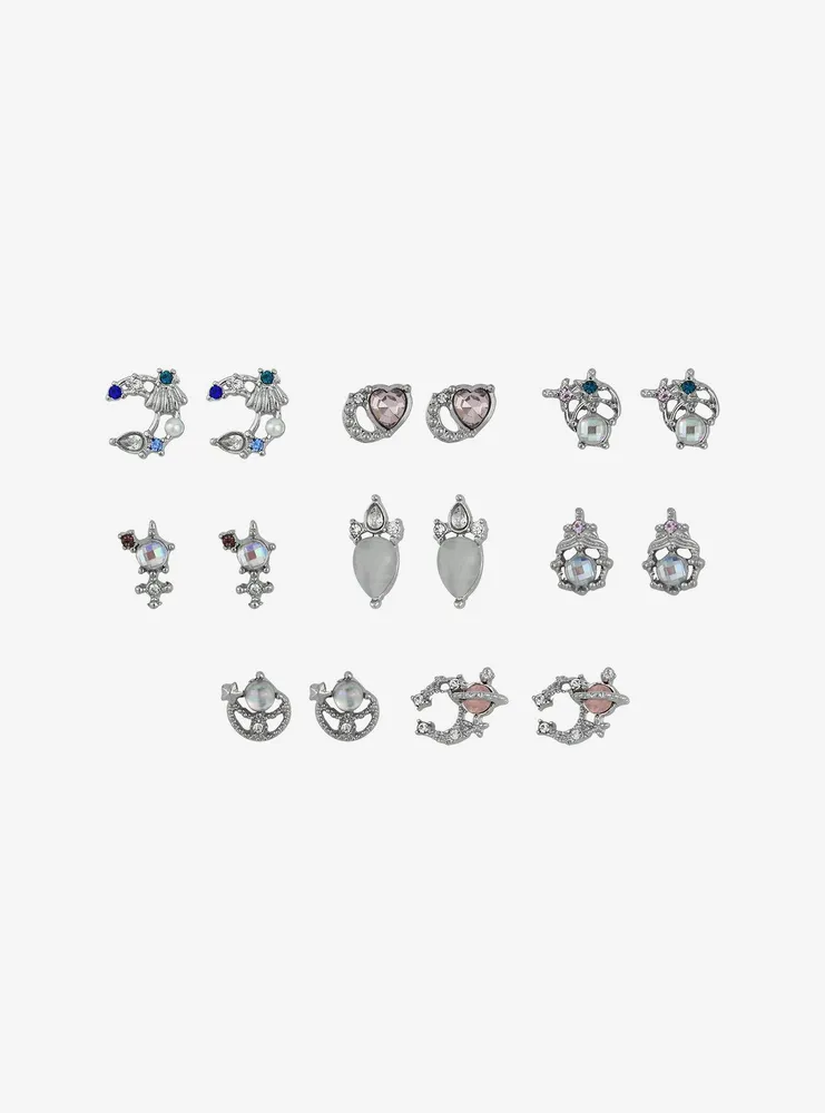 Sweet Society Rhinestone Celestial Stud Earring Set