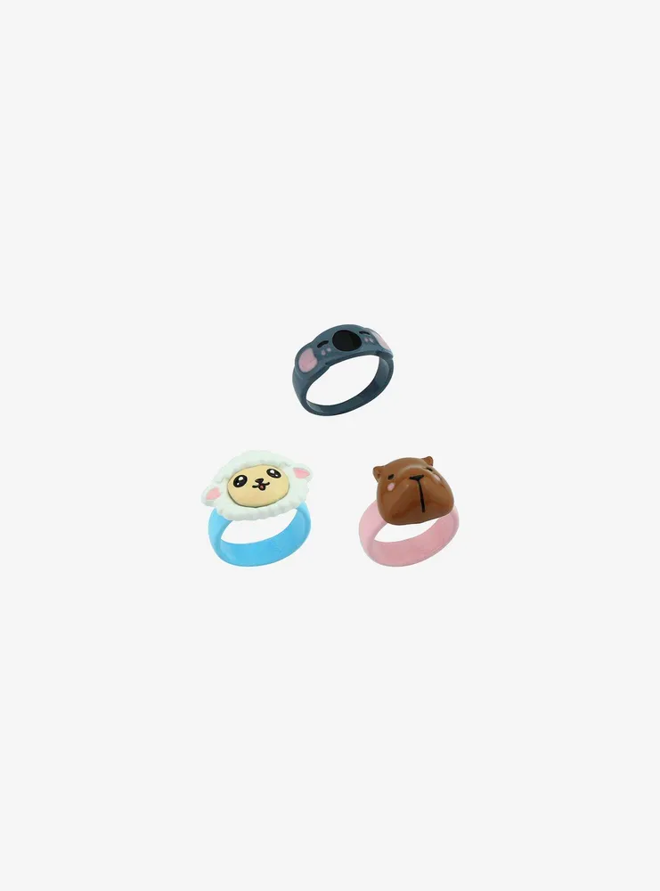 Sweet Society Cute Creatures Ring Set