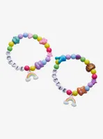 Care Bears Cousins Rainbow Best Friend Beaded Bracelet Set