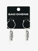 Bad Omens Logo Hoop Earrings