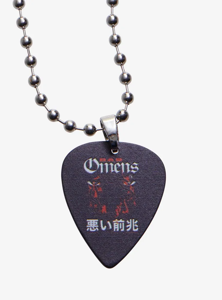 Bad Omens Guitar Pick Necklace