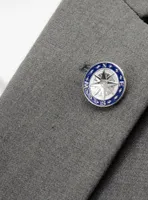Blue Compass Lapel Pin