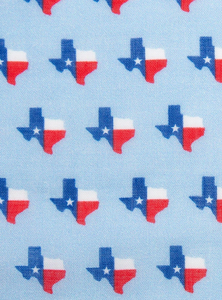 Texas State Blue Pocket Square