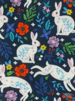 Floral Rabbit Men's Tie