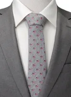 American Flag Grey Men's Tie