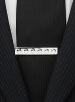 Silver Building Block Tie Bar