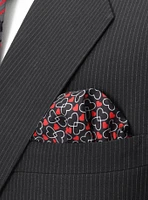 Intertwined Hearts Pocket Square