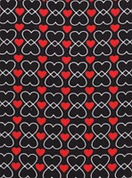 Intertwined Hearts Pocket Square
