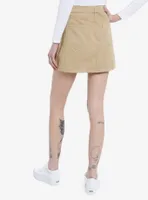 Social Collision Stars & Stripes Khaki Mini Skirt