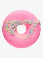 Pink Donut Bath Bomb With Smile Face Sticker