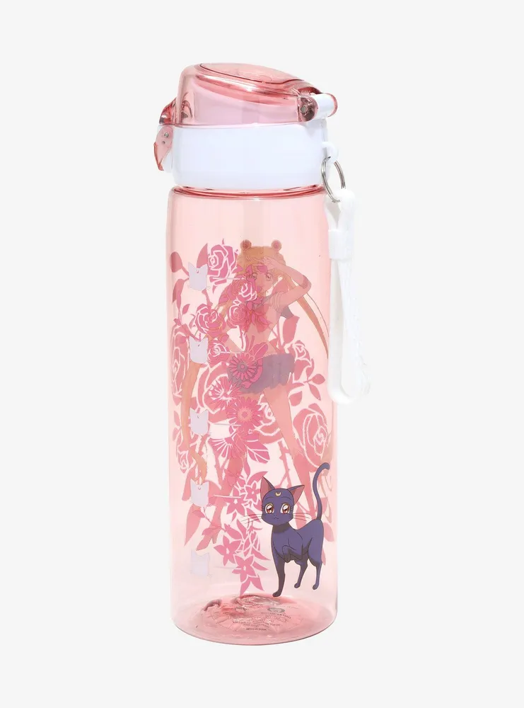Sailor Moon Floral Water Bottle